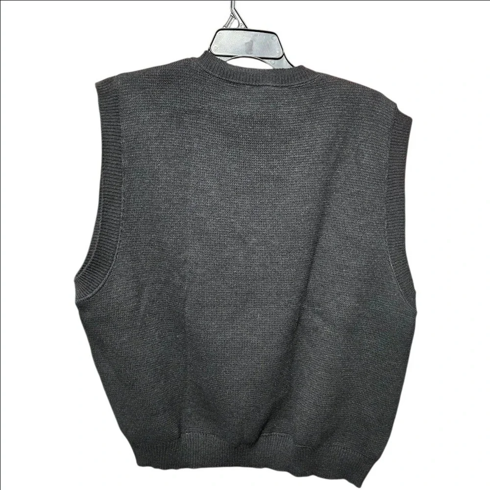 WeatherBoss Gore Windstopper Argyle Sweater Vest Mens XL Water Resistant USA New
